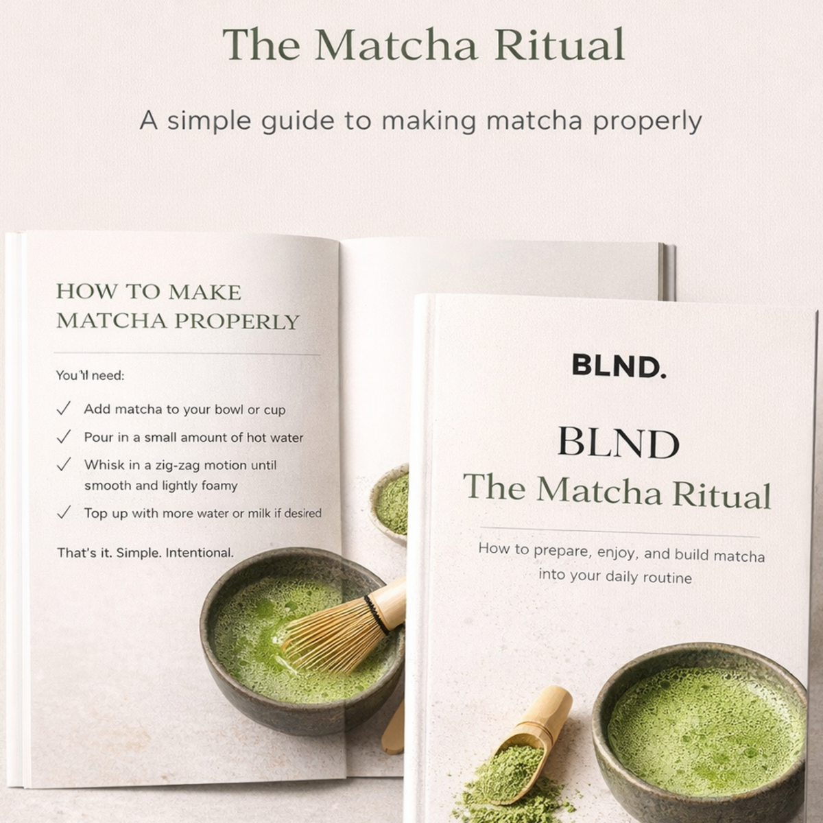 BLND: The Matcha Ritual E- Book